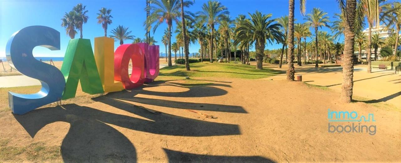 Atico Novelty Con Vistas Al Mar Lägenhet Salou Exteriör bild